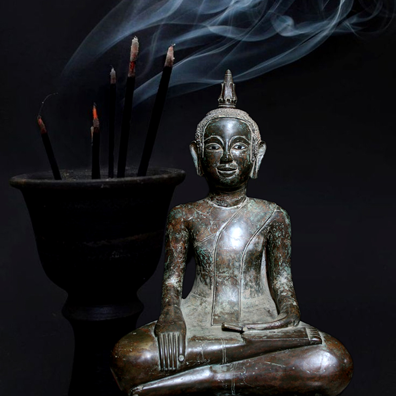 Thaibuddha U-Thongbuddha #buddha #buddhastatue #antiquebuddhas #antiquebuddha
